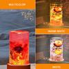 1/2/4Pcs Round Wooden LED Night Light Base for Decorative Holder Display Stand For Crystals Glass Ball Decor Art Ornament