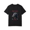 Texas Rood Pferdedruck T-Shirt Weiß Lässig Westernstil Grafik-T-Shirt für Herren Outdoor Reiten und Ländlicher Lebensstil
