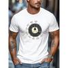 European sizes Men's T-Shirt, Casual and Relaxed, Simple and Stylish, Men's Vintage Rotary Dial Telephone Graphic Summer Casual Crew Neck