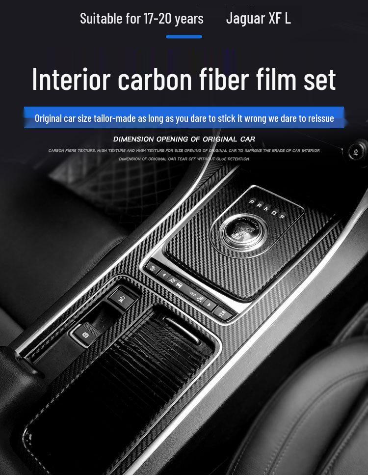 Jaguar XFL (2017-2020) Película Protetora Interior de Fibra de Carbono