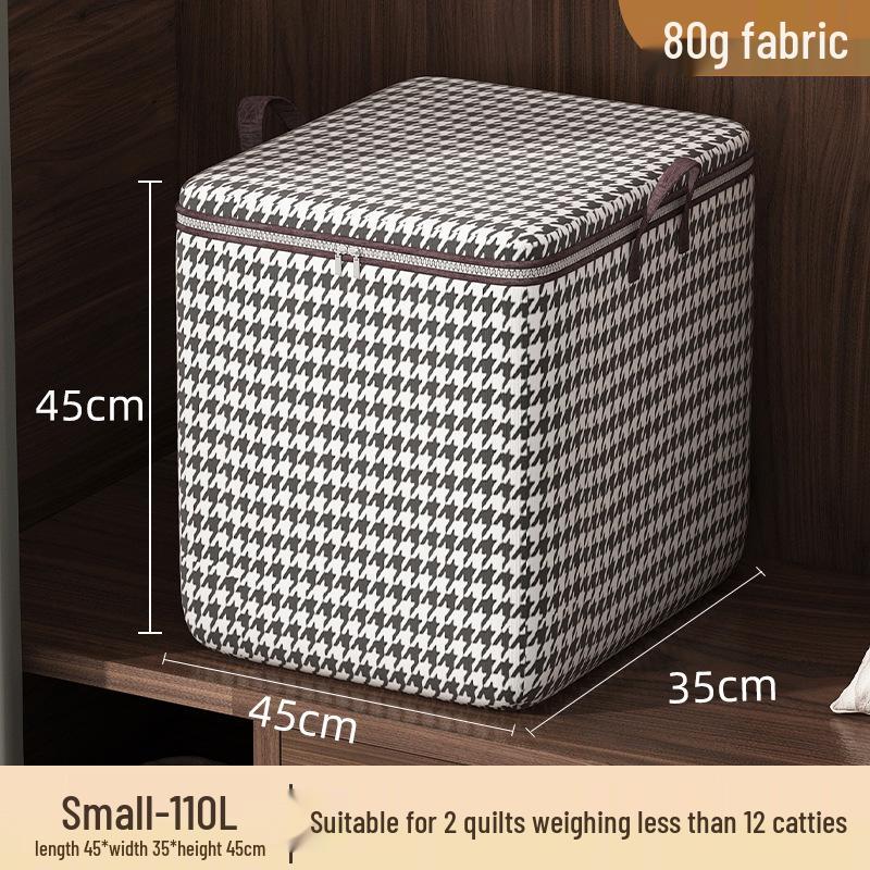 Waterproof Fabric Storage Bag - Large Capacity for Quilts, Comforters, and Closet Clothes