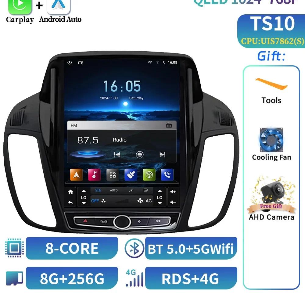9.7inch Android 14 Multimedia For Ford KUGA C-max Escape 2013-2015 Autoradio  Radio QLED Player Navigazione Carplay Screen GPS
