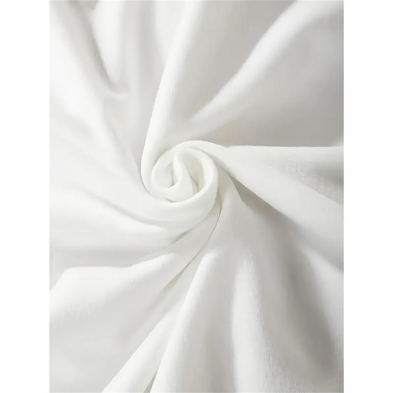 European Sizes Girls' Daily Comfort Short Sleeve T-Shirt with Panda & Heart Print, Trendy Casual Round Neck Tee for Spring and Summer