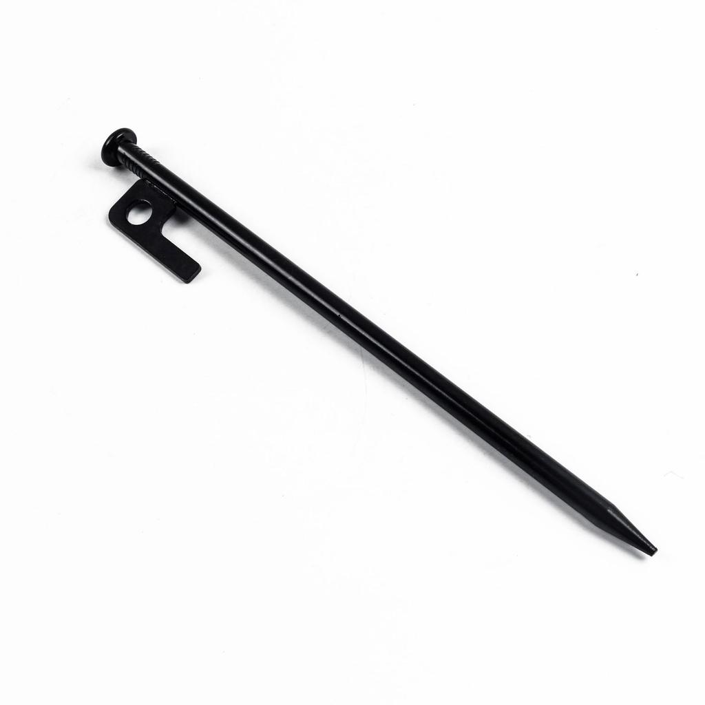 Extra Long Steel Tent Stakes, Heavy-Duty Camping Ground Pegs for Awning/Tent/Beach, Outdoor Camping Accessories Secure Ground Anchors