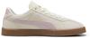 Puma Club II Suede Sneakers In Warm White/pink Lilac/green