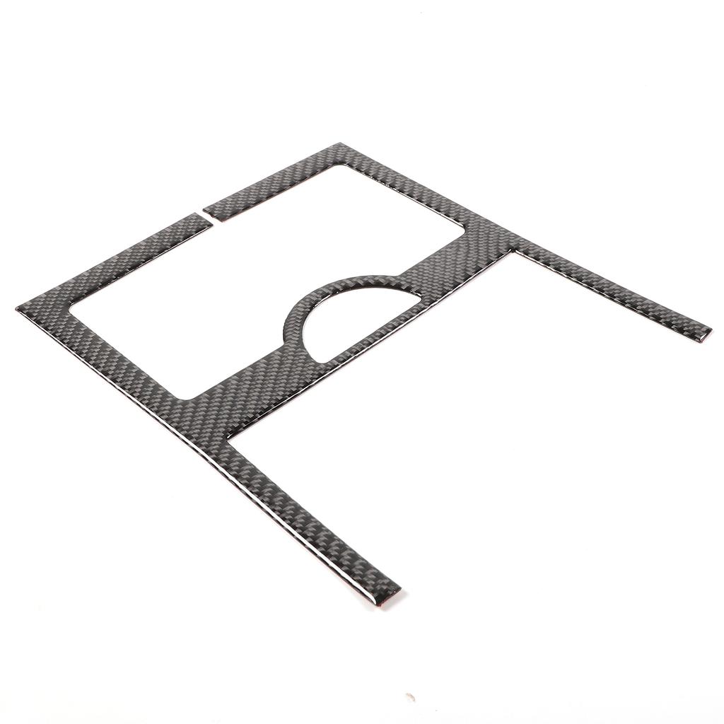 For Kia Soul AM 09-13 Soft Carbon Fiber Car Central Control Assembly Switch Panel Navigation Frame Trims Sticker Car