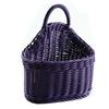 Storage Basket Breathable Minimalist Design Plastic Hanging Woven Rattan Basket for Home