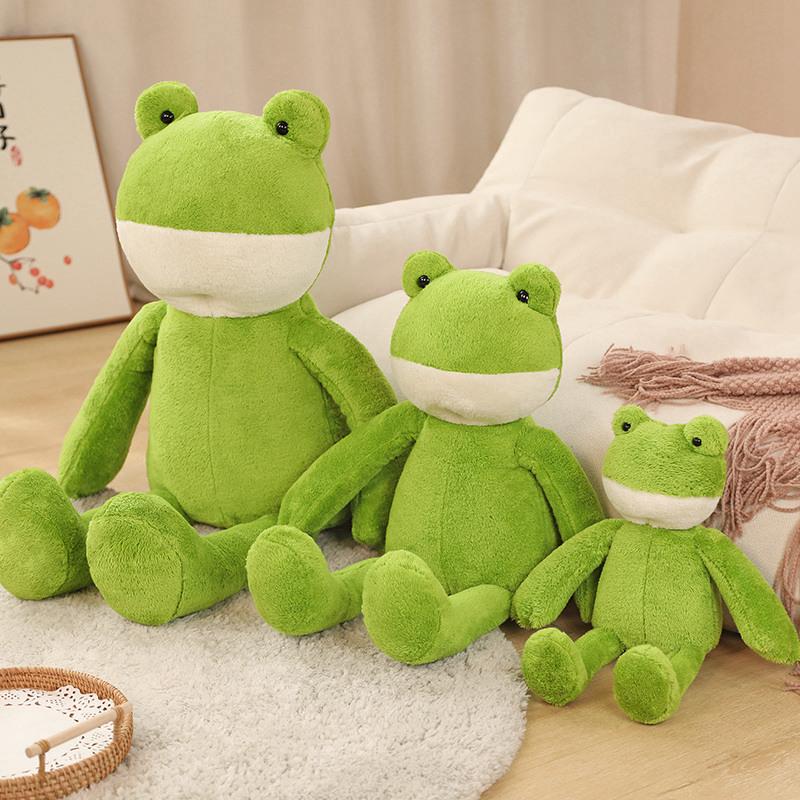 Cartoon Black And White Panda Frog Doll Plush Toy Elephant Duck Doll Child Sleeping Soothing Doll