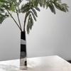Vaso in Acciaio Inossidabile Vasi da Fiore Creativi di Lusso Vaso da Fiori Domestico Moderno Minimalista Accessori Decorativi per Soggiorno