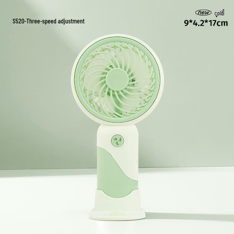 Rechargeable Mini USB Desk Fan: Portable, Strong Wind Handheld Electric Fan