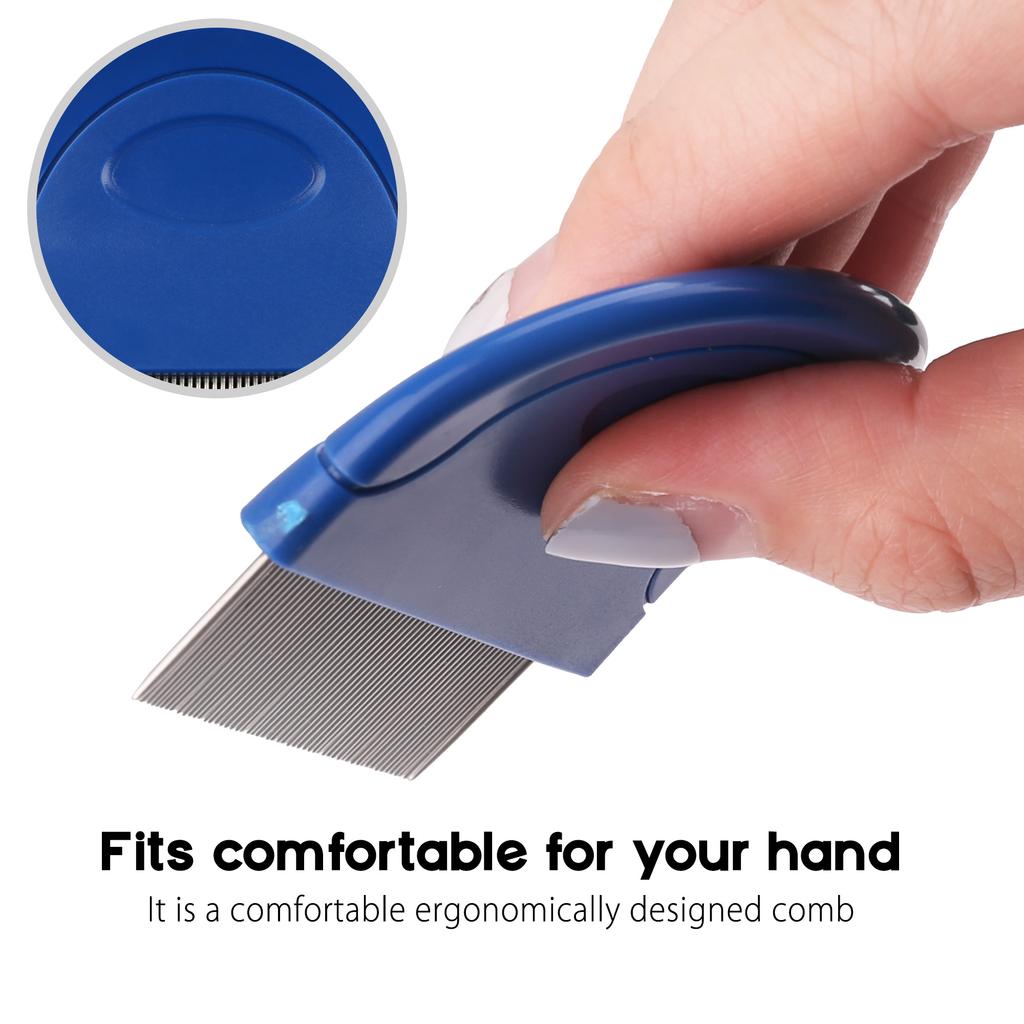 Flea Comb for Cat Dog, Pet Hair Removal Comb
