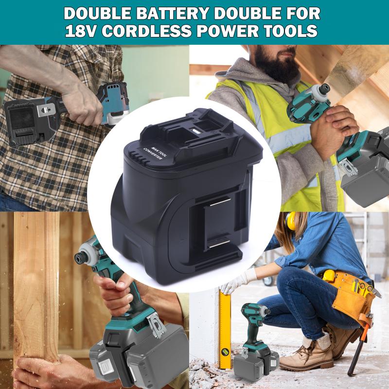 2 In 1 Battery Adapter Converter Portable Li-ion Battery Adapter For MT 18V Cordless Power Tools Accessories