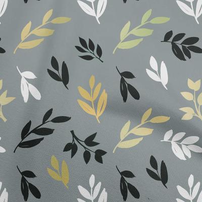 Cotton Flex Gray Fabric Florals Quilting Supplies Print Sewing Fabric By The Yard 40 Inch