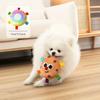 1pc Plush Squeaky Pet Toy Interactive Dog Chew Toy Pet Plush Frisbee Durable Squeak Toy for Puppies and Dogs Pet Products