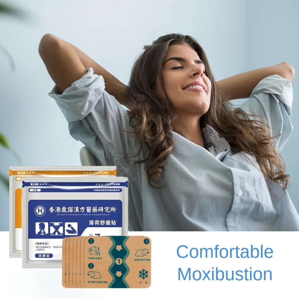 Four-Sided Elastic Cloth Moxibustion Patch, Mugwort Patch, Shoulder Neck Knee Lumbar Joint Patch