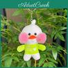 Entzückendes Rosa Enten Plüschtier Niedlicher Entenküken Schlüsselanhänger Weiches Stofftier Geschenk
