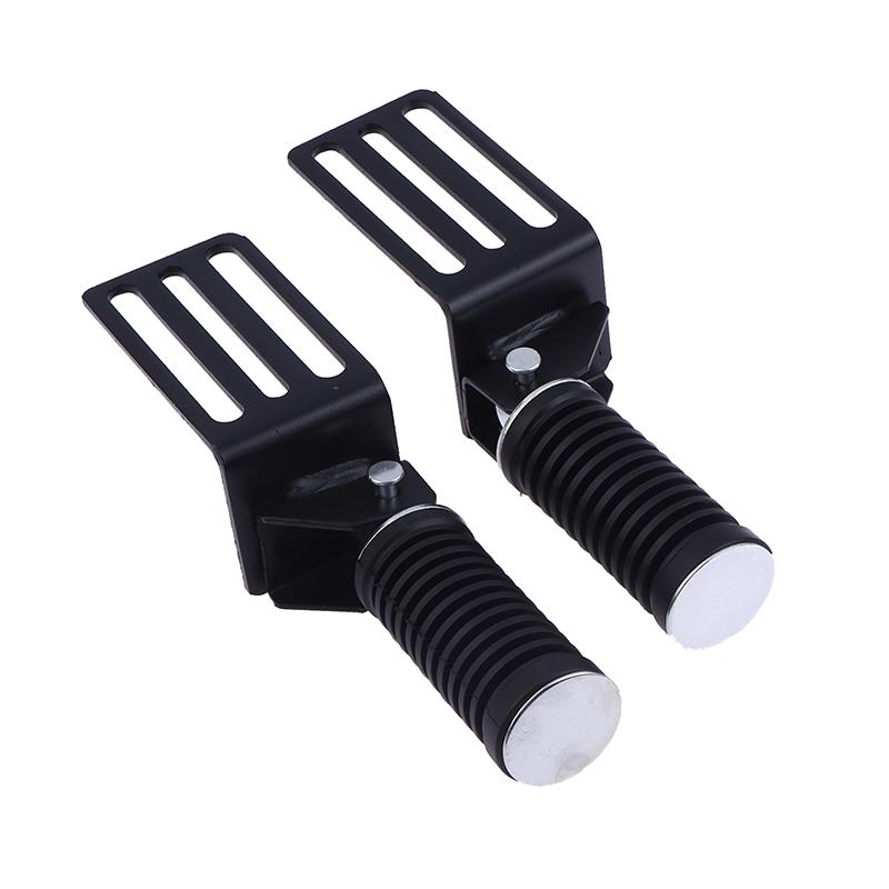 1Pair Electric Vehicle Front Foot Pedal Plate Leg Support Pad Folding Anti-Slip Metal Footboard Ebike Accessories