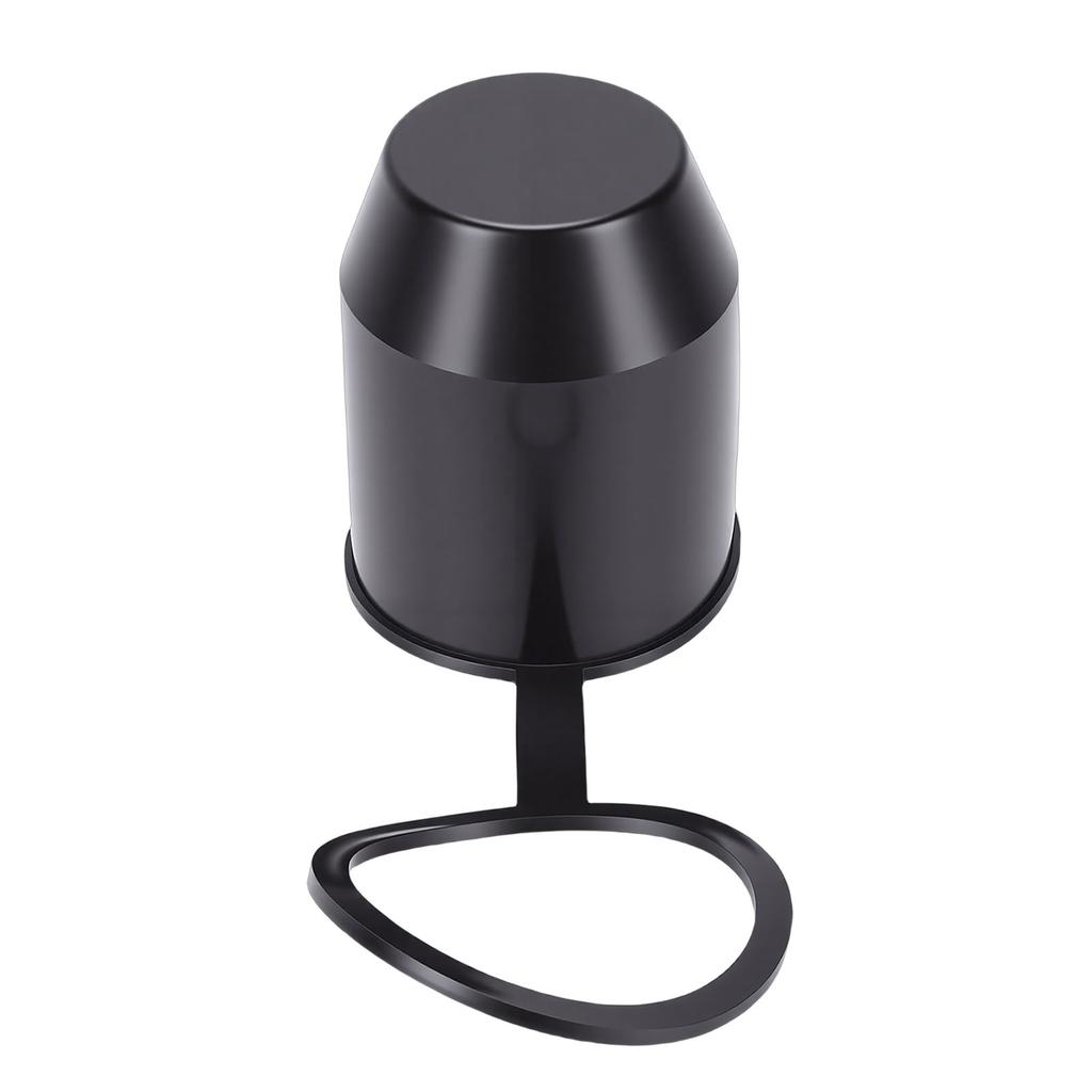 50mm Tow Ball Bar Cap Black Towing Hitch Ball Protective Cover Trailer Hitch Ball Cap for RV Motorhome