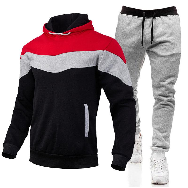 Men's Clothing Casual Sweatshirt Set Sweatshirts Men Hoodies Sports Tracksuit Jogging