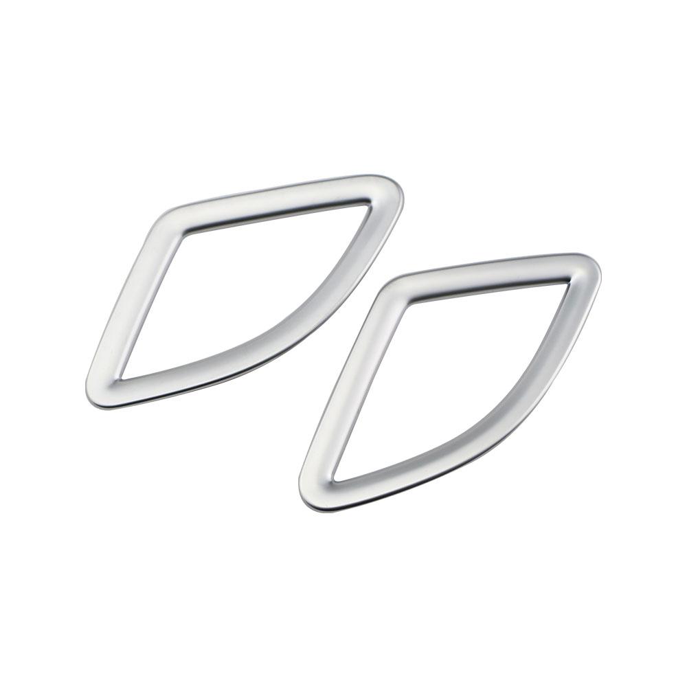 For BMW X1 F48 2016-2025 LHD Car AC Vent Cover 2Pcs Front Air Conditioning Outlet Decoration Sticker Interior Accessories