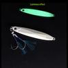 Slow Jigging Double Hook Hard Bait Iron Plate Lure for Freshwater and Saltwater Fishing