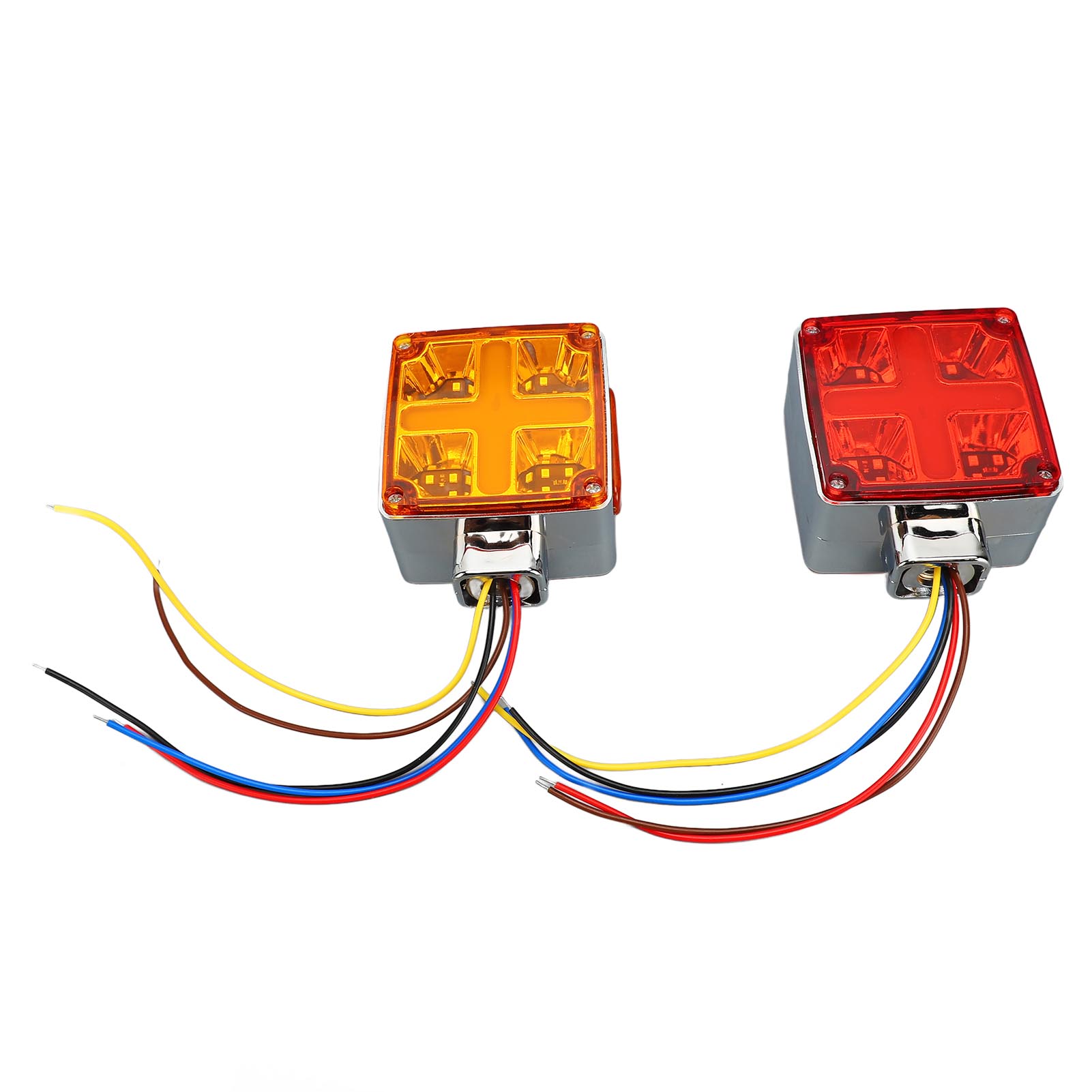 

Квадратные двухсторонние указатели поворота светодиодные стоп-сигналы поворота задние габаритные огни цоколь крепление для лампы