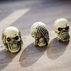 Death-themed Character Skull Resin Craft Skull Model Ornament for Aquarium Landscaping and Halloween Decoration Psychological Sand Table