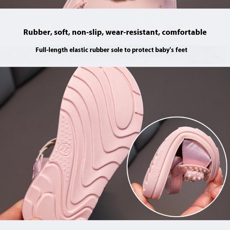 New Fashion Summer Korean Version of Princess Little Girl Soft Bottom Open Toe Sandals