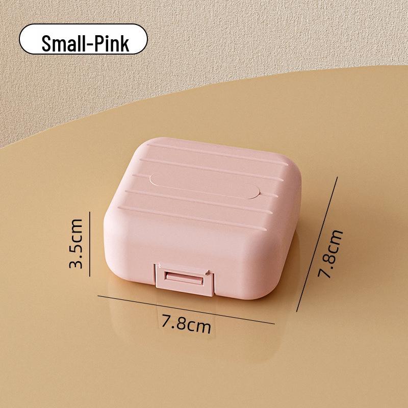 Portable 7-Day Pill Organizer & Travel Medicine Dispenser Box