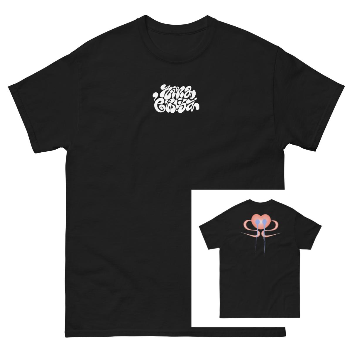 

Нина Чуба Сердце Унисекс Классические Футболки Повседневные Чистый Хлопок Мужская и Женская Футболка Летняя Вентилируемая Уличная Дышащая Готические Футболки M