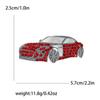 Retro Personalized Alloy Rhinestone Car Brooch Creative Trend Men'S And Women'S Suit Cardigan Corsage Jewelry Pin