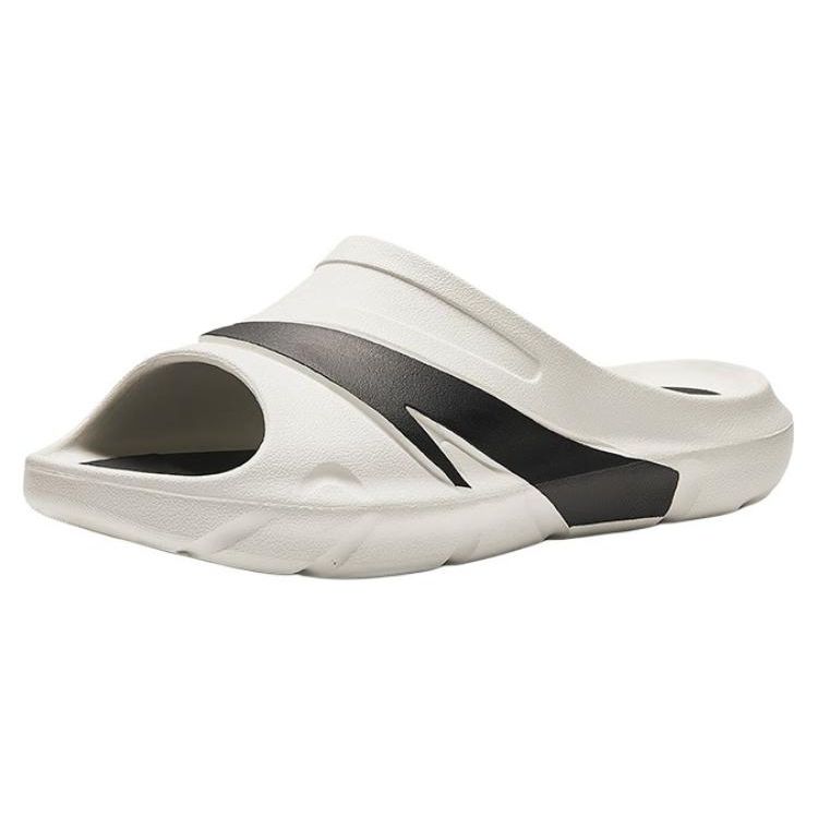 Anta C37 Series Soft Sole Comfortable Slide Sandals Men Footwear White 912428592-2