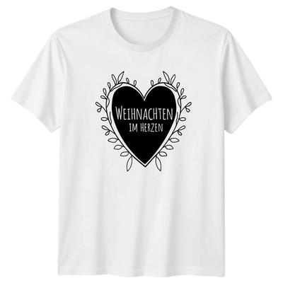 Weihnachten Im Herzen TShirt GerUnisex Language Christmas Gift For Him And Her