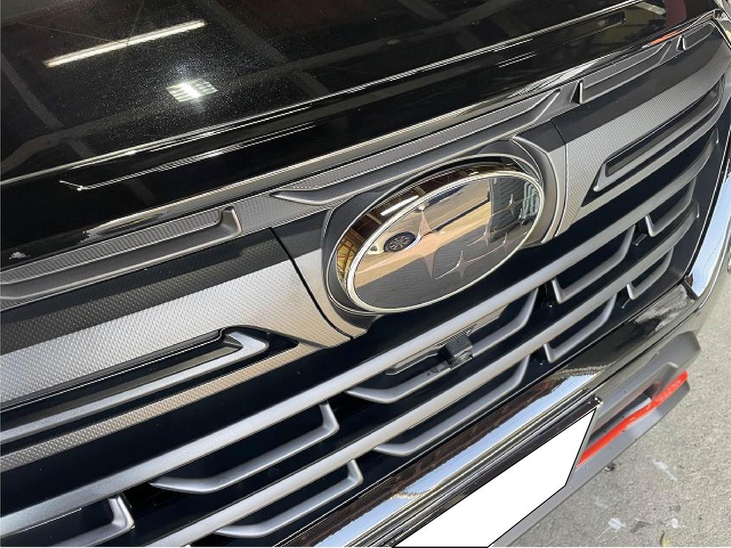 Forester Emblem Smoke Film Custom PPF Stepping Stone Scratches Blackout Dress Up Accessories