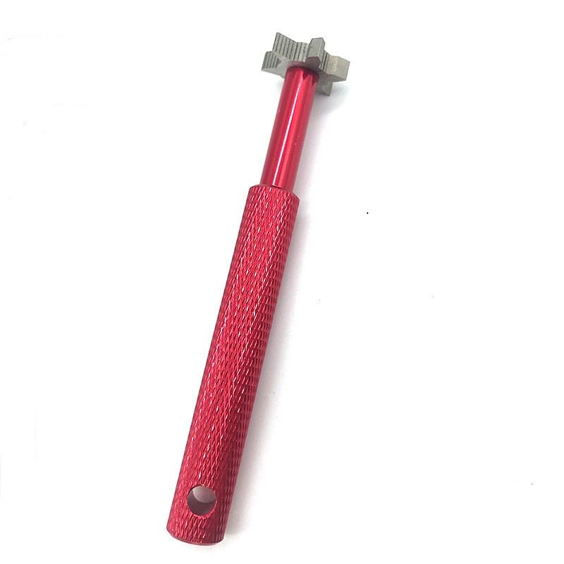 Golfschlägerzubehör aus Edelstahl für sichere und praktische Reinigung Mehrfarbiges 11 cm Sechszackmesser