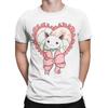 Kyubey  Puella Magi Madoka Magica Girl T Shirts Anime Cotton Tops Awesome Short Sleeve Round Collar Tees Gift Idea T-Shirts