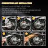 2Pack One Way Check Valve Motorcycle Brake Bleeder Hose Kit  Motorcycle Maintenance