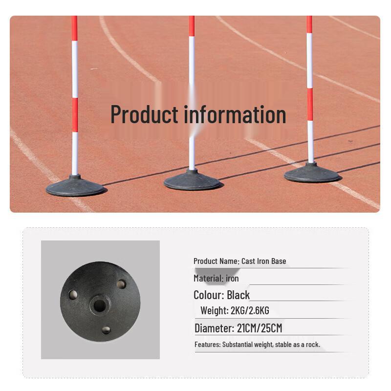 Driving Training Reversing Pole with Cast Iron Base