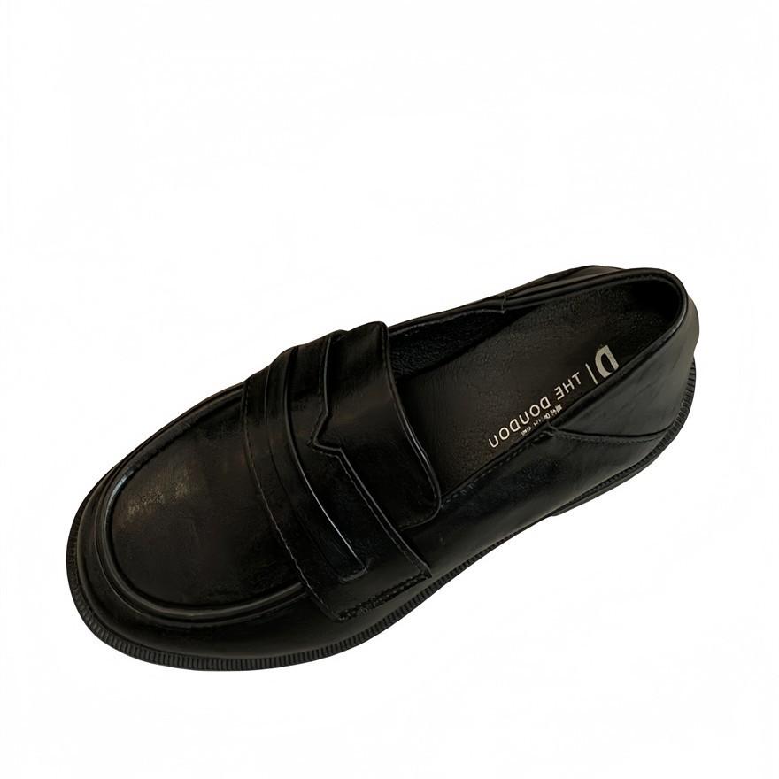 Haute couture~ washed first layer cowhide basic version loafers 2025 autumn new literary and retro leather shoes