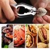 Silver Clam Opener Multi Functional Blood Clam Opener Seafood Cracker Tool  Lobster Cracking