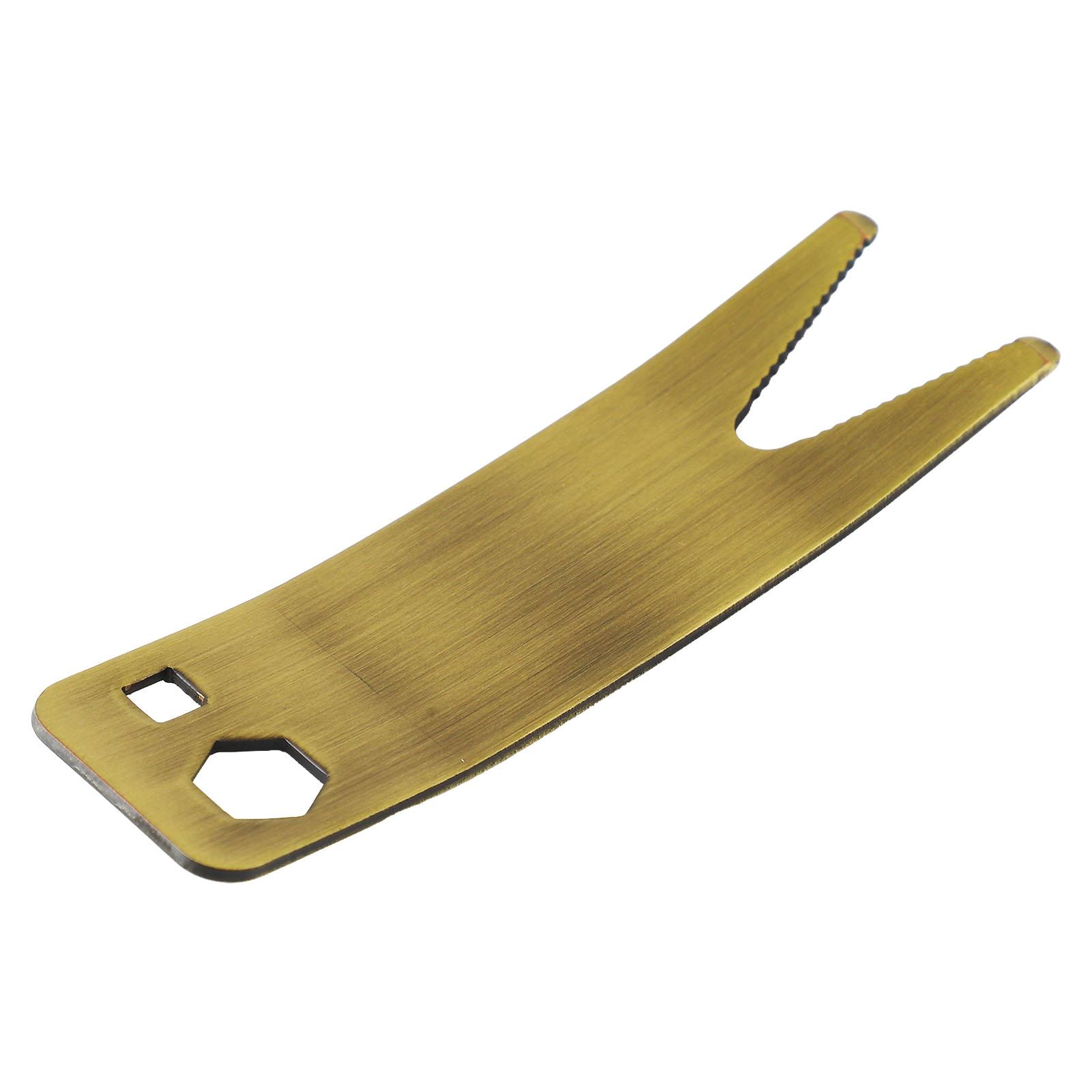 

Guitar Bass Multi Tool Spanner Multifunctional Bass Multi Tool Wrench for Knob Maintenance 10cm бронзовый