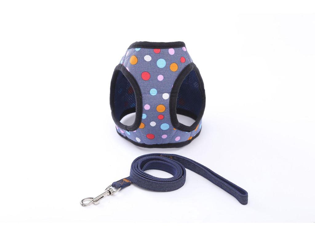 Dog Print Protective Harness Vest