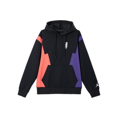 Dri-FIT Zion Bedruckter Strick Schnelltrocknender Hoodie Herren Oberteile Schwarz DH0583-011