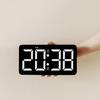 Wall Clock Customizable Digital Clock Date/Temperature Display Bedroom Alarm