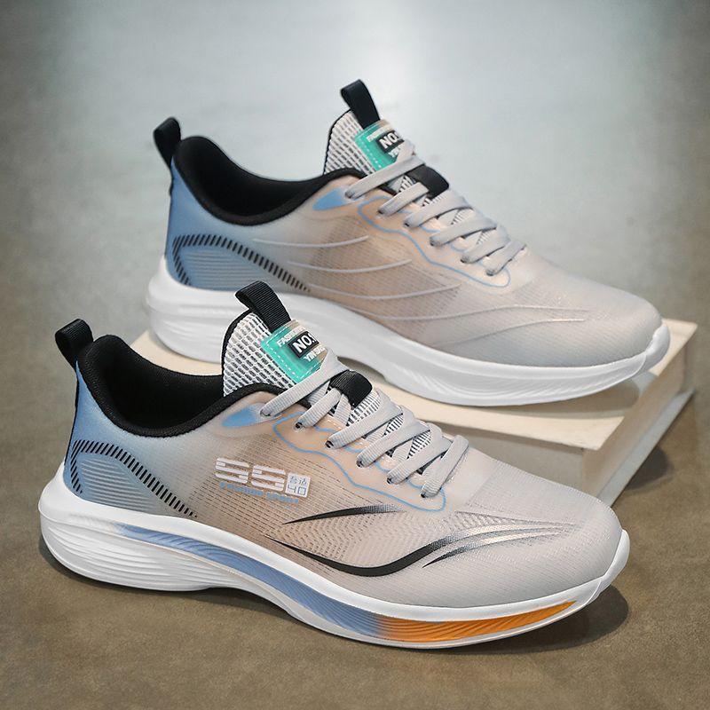 Couple ultra-light running shoes men's shoes breathable student professional shock-absorbing sports shoes non-slip soft-soled racing shoes
