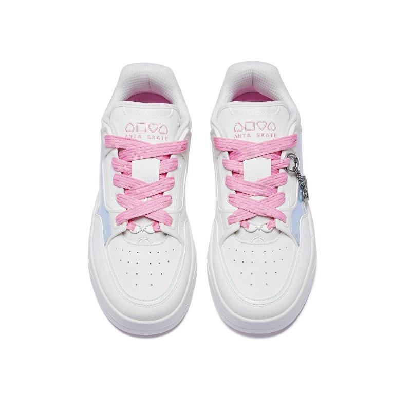 Anta X Honkai: Star Rail Dámské nízké skate boty Aojie Bílé 122628040R-1