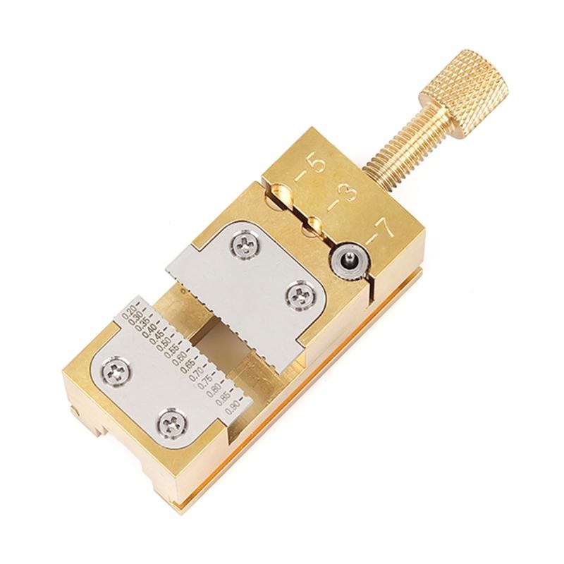 Watch Repair Tool Solid Copper Table Vise Clamp for Secure Watch Wheel Holder Watch Repairing Maintenance