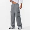 Pantalones de chándal casuales de colores para hombre con cintura elástica - Joggers de pierna recta de corte holgado para el uso diario