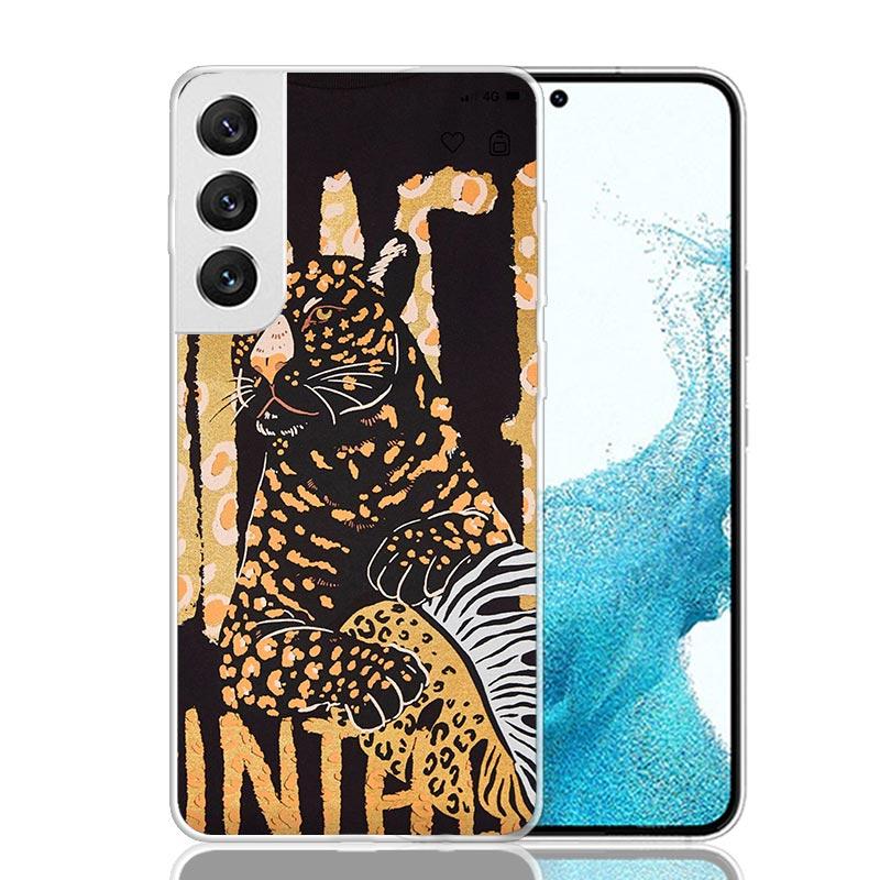 African Style Fabric Pattern Phone Case For Samsung Galaxy S26 S25 Edge S24 S23 FE S22 Ultra S21 Plus S20 + Fundas Cover Coque G