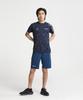 Descente Short Sleeve UV Protection Sweat Absorbent Quick Dry Dry Stretch Training Navy LL [Move Sports] Men's DX-C2854AZ